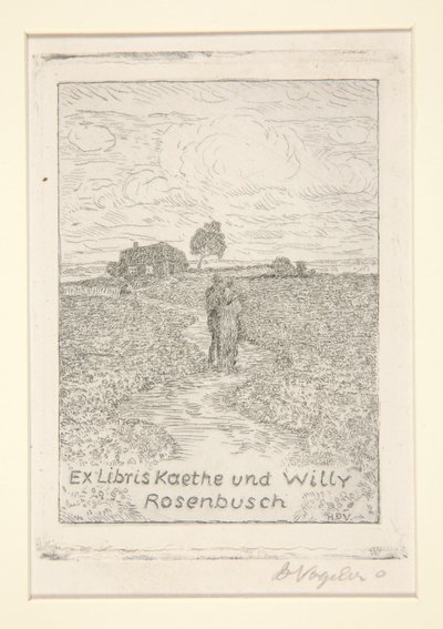 Ekslibrisy autorstwa Heinrich Vogeler