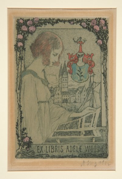 Ekslibrisy autorstwa Heinrich Vogeler