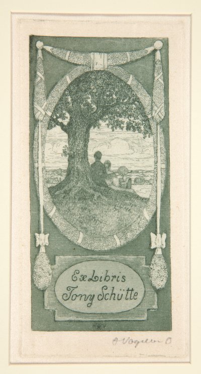 Ekslibrisy autorstwa Heinrich Vogeler