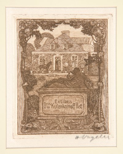 Ekslibrisy autorstwa Heinrich Vogeler