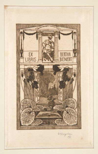 Ekslibrisy autorstwa Heinrich Vogeler