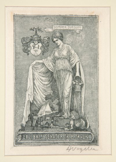 Ekslibrisy autorstwa Heinrich Vogeler