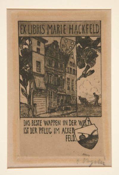 Ekslibrisy autorstwa Heinrich Vogeler