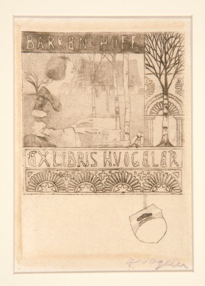 Ekslibrisy autorstwa Heinrich Vogeler