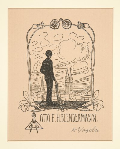 Ekslibrisy autorstwa Heinrich Vogeler