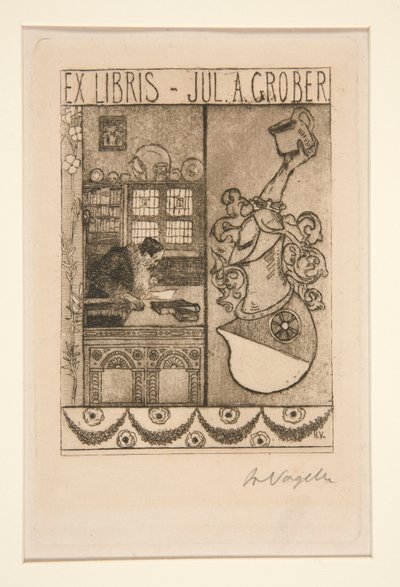 Ekslibrisy autorstwa Heinrich Vogeler