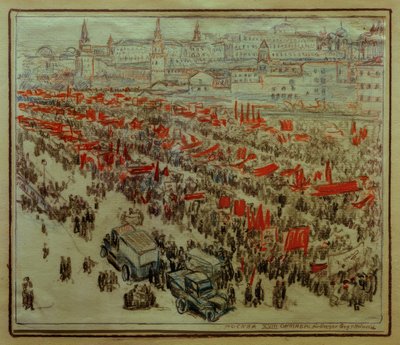 Moskwa autorstwa Heinrich Vogeler