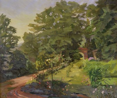 Ogród róż autorstwa Heinrich Wilhelm Truebner