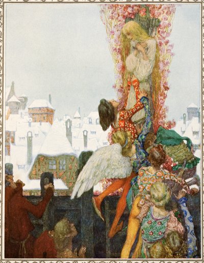 Dzikie łabędzie z Opowieści Hansa Christiana Andersena, wyd. 1911 autorstwa Heinrich and Urban Lefler