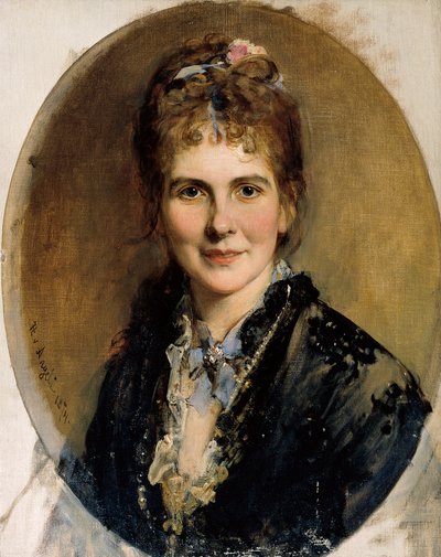 Popiersie młodej kobiety autorstwa Heinrich von Angeli