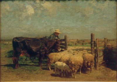 W zagrodzie dla owiec autorstwa Heinrich von Zügel