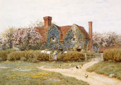 Dom Buckinghamshire w Penstreet autorstwa Helen Allingham