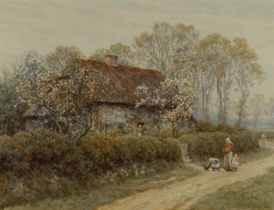 Domek przy bramie Freshwater autorstwa Helen Allingham