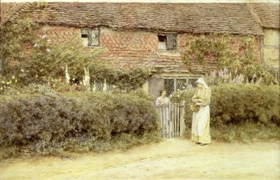 Domek w Haslemere autorstwa Helen Allingham