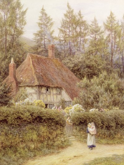 Domek pod Haslemere autorstwa Helen Allingham