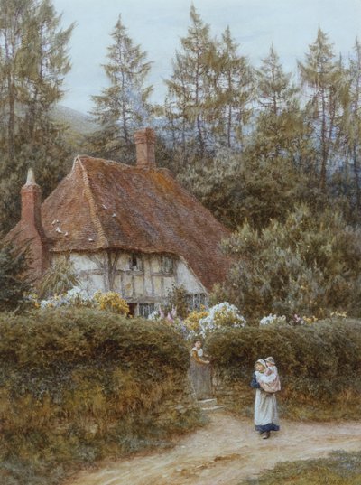 Domek pod Haslemere autorstwa Helen Allingham