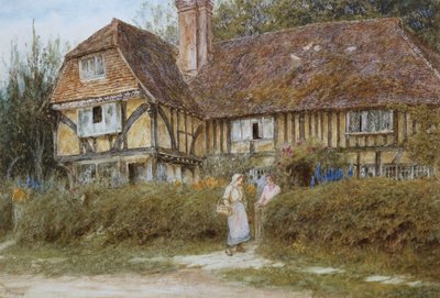 Chatka kentyjska autorstwa Helen Allingham