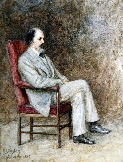 Alfred, Lord Tennyson autorstwa Helen Allingham