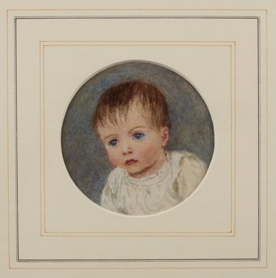 Gerald Allingham jako dziecko (akwarela na papierze) autorstwa Helen Allingham
