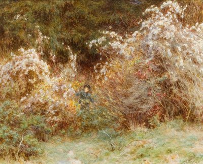 Travelers Joy: Surrey Hedgerow (toaleta na papierze) autorstwa Helen Allingham