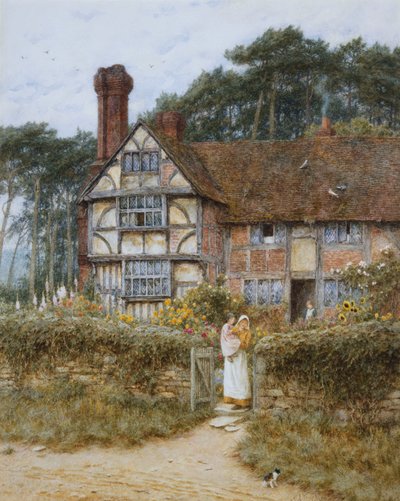 Farma Unstead, Godalming autorstwa Helen Allingham