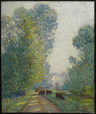 Krajobraz z krowami, ok. 1907 autorstwa Helen Galloway McNicholl