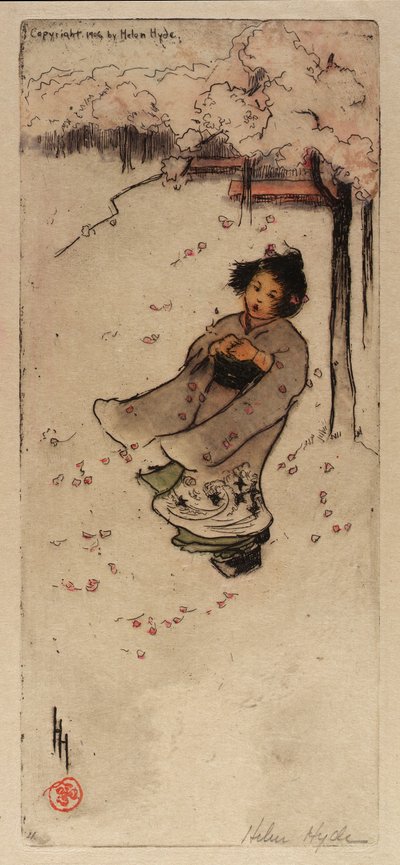 Cherry Snow autorstwa Helen Hyde