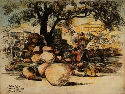 Rynek Oaxaca autorstwa Helen Hyde