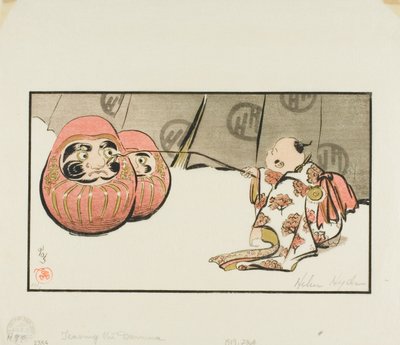 dokuczanie Daruma autorstwa Helen Hyde