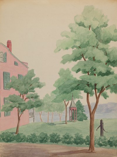 Posiadłość Schermerhorn, ok. 1930 r. 1936. autorstwa Helen Miller