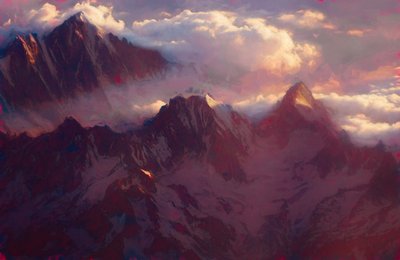 Alpejski Świt, 2019 autorstwa Helen White