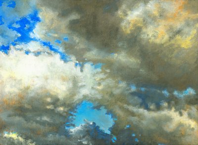 Przełom, 2013 (olej na papierze) autorstwa Helen White