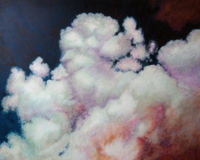 Cumulus, 2021 (akryl na pokładzie) autorstwa Helen White