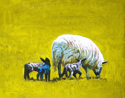 Following, 2009 (olej na płótnie) autorstwa Helen White