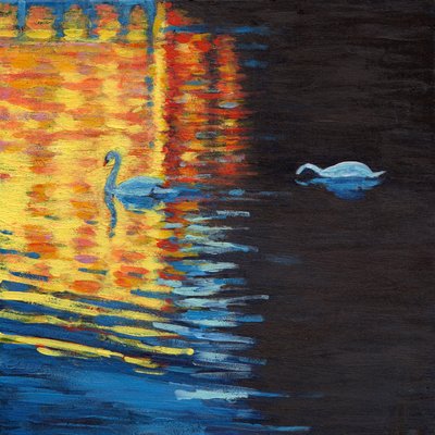 Molten Gold, 2016 r. autorstwa Helen White