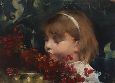 Głowa dziewczyny autorstwa Helene Schjerfbeck