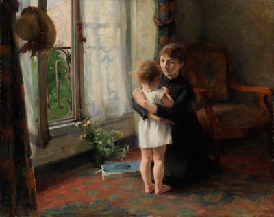Matka i dziecko autorstwa Helene Schjerfbeck