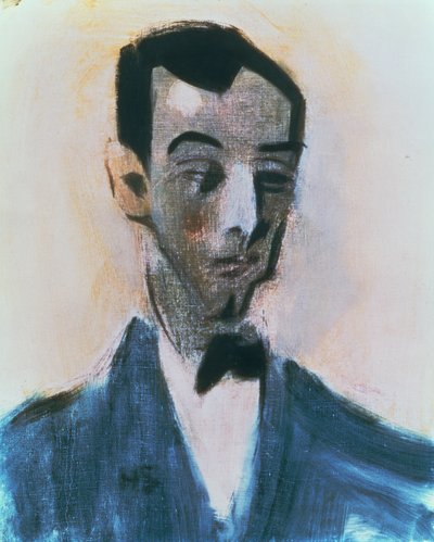 Portret Mansa Schjerfbecka autorstwa Helene Schjerfbeck
