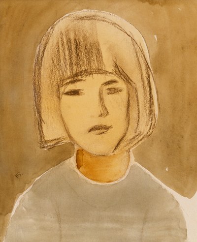 Portret dziewczyny autorstwa Helene Schjerfbeck