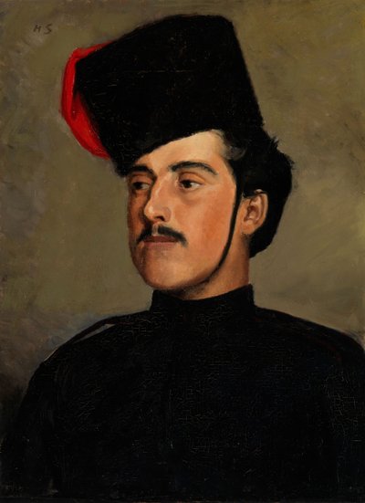 Kozak (Piękny Kozak) autorstwa Helene Schjerfbeck