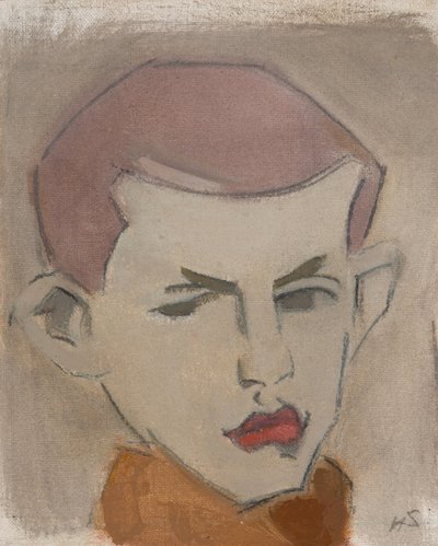 „Drwal” – studium twarzy autorstwa Helene Schjerfbeck