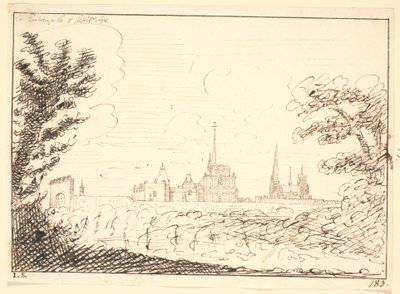 Prospekt af Notre-Dame-de-la-Mercicorde, Bordeaux autorstwa Hem