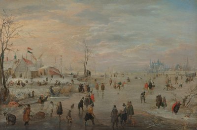Ciesząc się lodem autorstwa Hendrick Avercamp