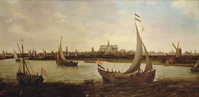 Widok Haarlemu od północy (olej na płótnie) autorstwa Hendrick Cornelisz. Vroom