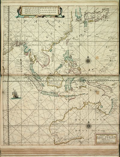 Wschodnia część Indii Wschodnich, rozciągająca się od Cejlonu do Japonii i Holandii Nowej autorstwa Hendrick Doncker