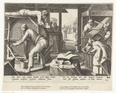 Temperówka do języka autorstwa Hendrick Goltzius (attributed to workshop of)