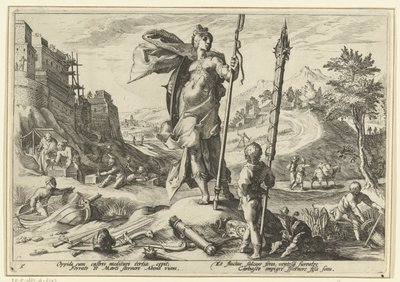 Epoka brązu Metamorfozy Owidiusza (tytuł serii) autorstwa Hendrick Goltzius (workshop of)