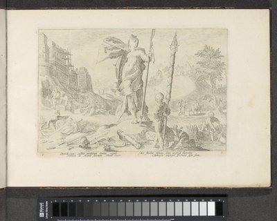 Epoka brązu Metamorfozy Owidiusza (tytuł serii) Odtworzenia P. Ovidiusa Naso (tytuł serii) autorstwa Hendrick Goltzius (workshop of)
