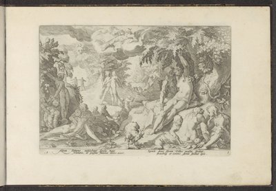Złoty wiek Metamorfozy Owidiusza (tytuł serii) Odtworzenia P. Ovidiusa Naso (tytuł serii) autorstwa Hendrick Goltzius (workshop of)