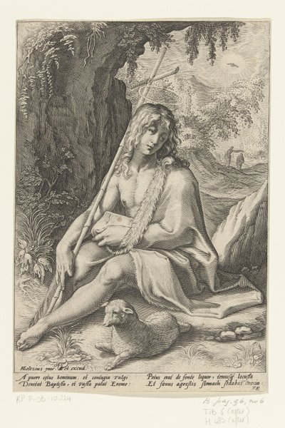 Jan Chrzciciel autorstwa Hendrick Goltzius (workshop of)